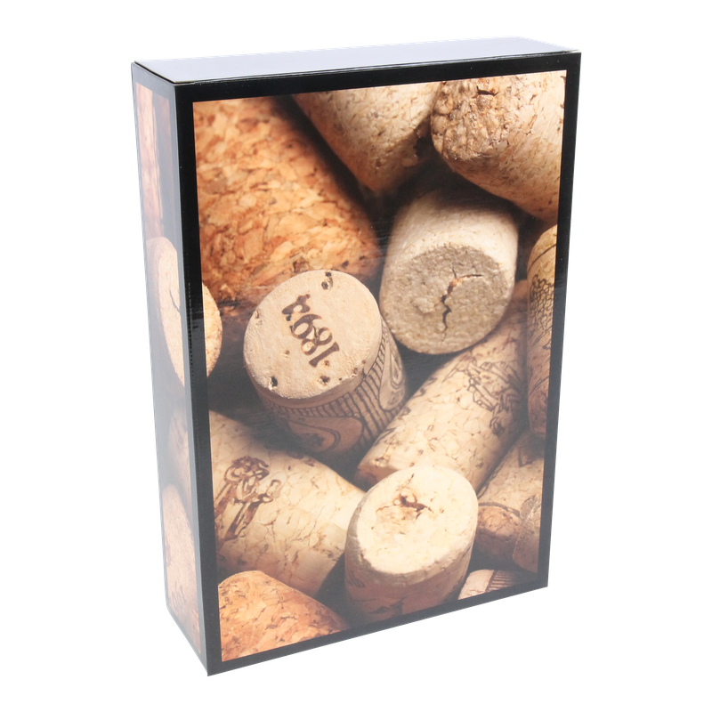 Flesdoos 3 fles Kurk Bruin 1