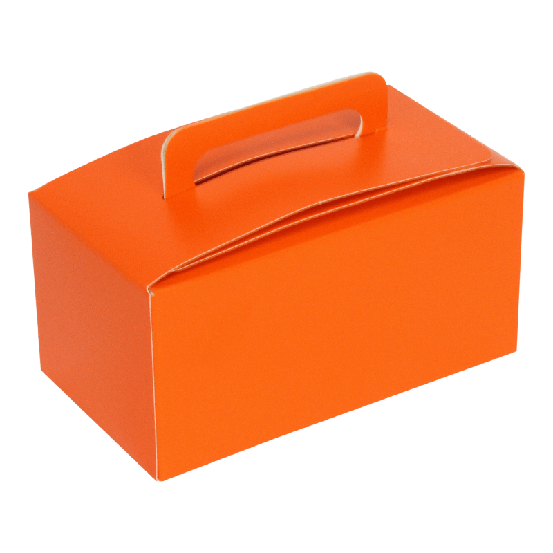 Bonbondoosje 250gr Met handgreep Oranje 1
