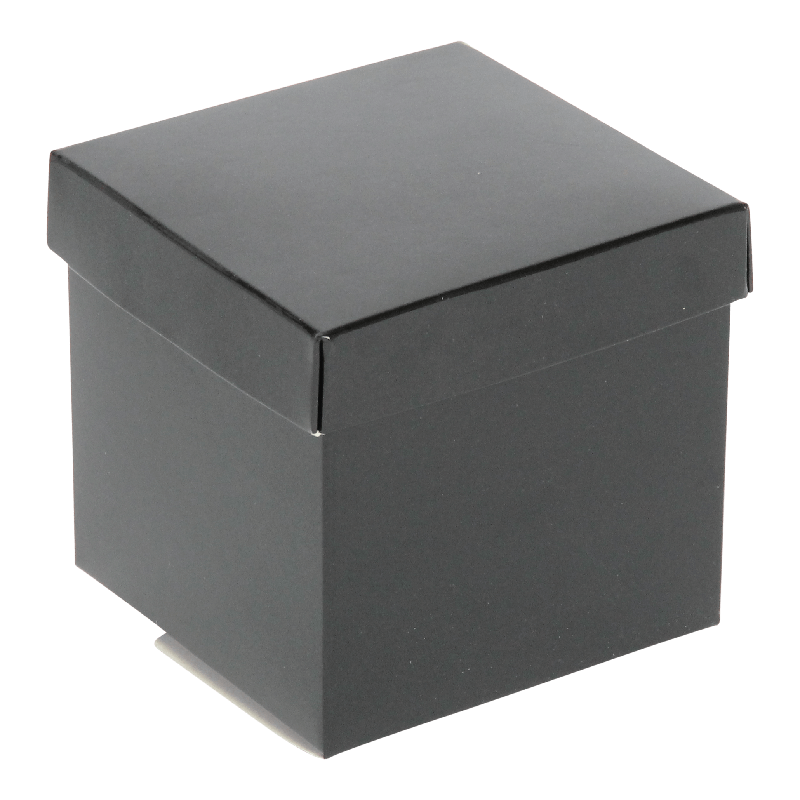 Kubusdoosje Met deksel 500gr 100x100x90mm Zwart 1