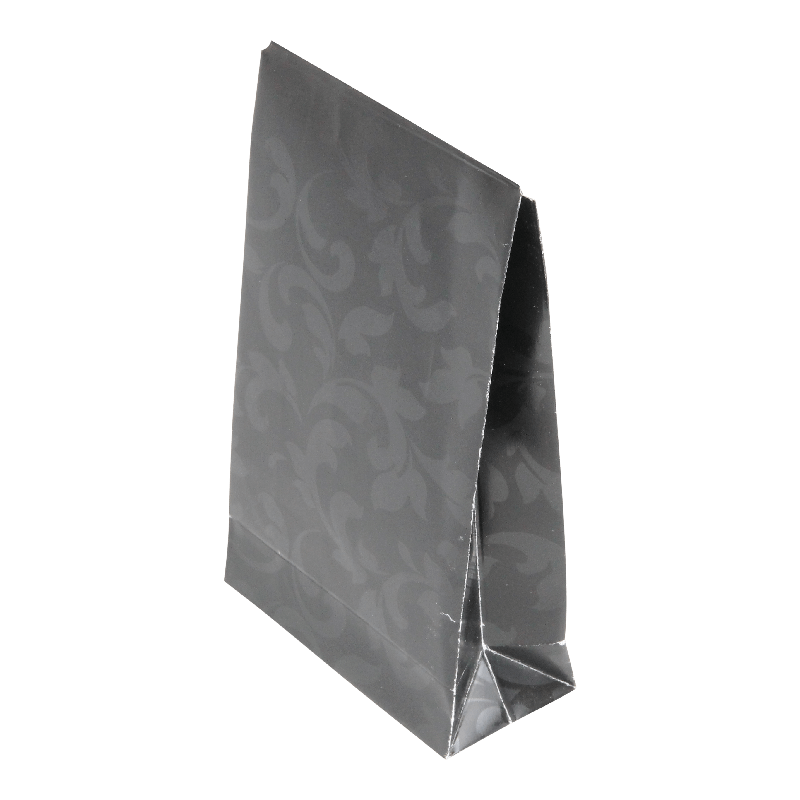 Luxe cadeauzakje Staand 100+(2x20)x157mm Zwart 1