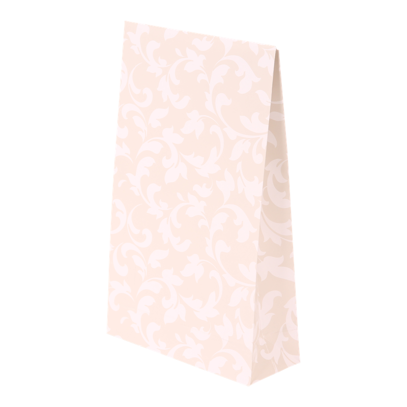 Luxe cadeauzakje Staand 140+(2x27,5)x230mm Wit 1