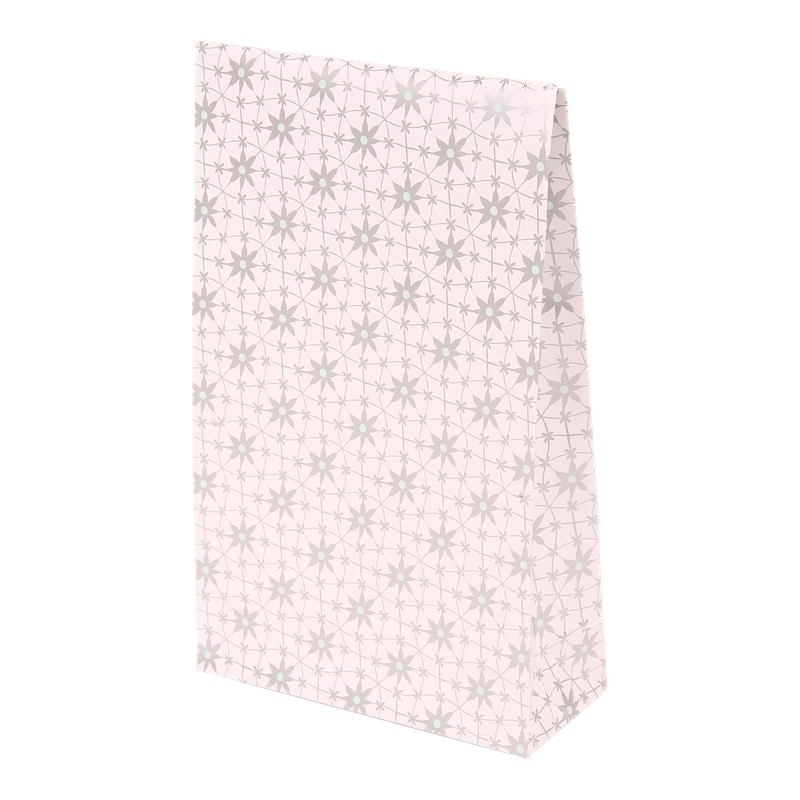 Luxe cadeauzakje Staand 140+(2x27,5)x230mm Wit 1