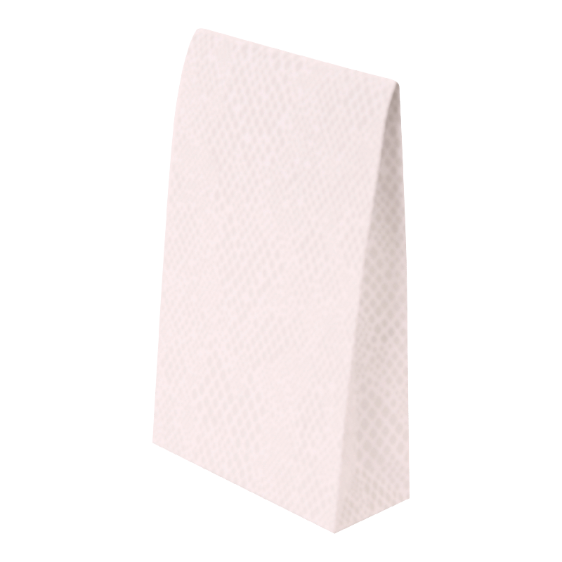 Luxe cadeauzakje Staand 140+(2x27,5)x230mm Slang Zilver 1