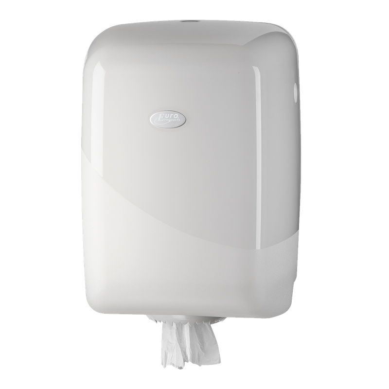 Poetsrol dispenser Midi Pearl White 1