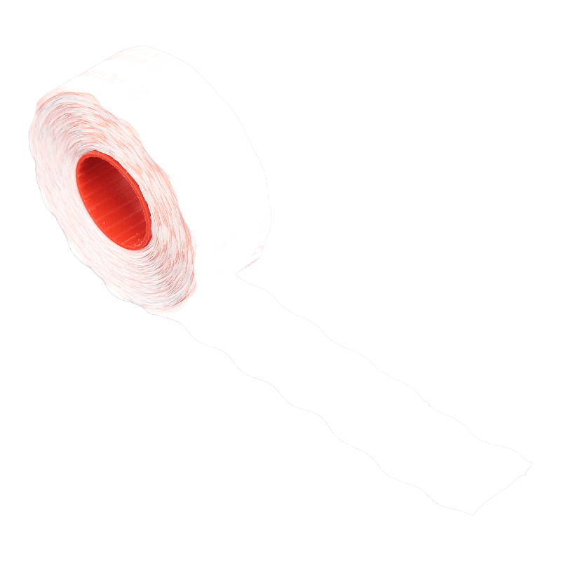 Prijsetiket 25x16mm Wit Permanent 1100 per rol 1