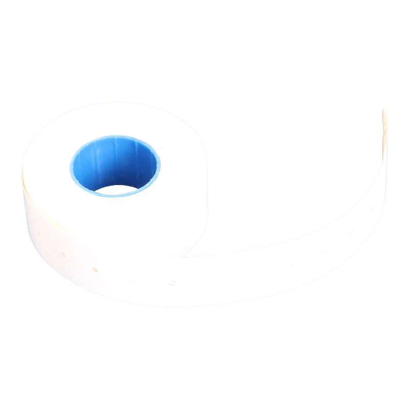 Prijsetiket Met gaatje 21x12mm Wit Permanent 1