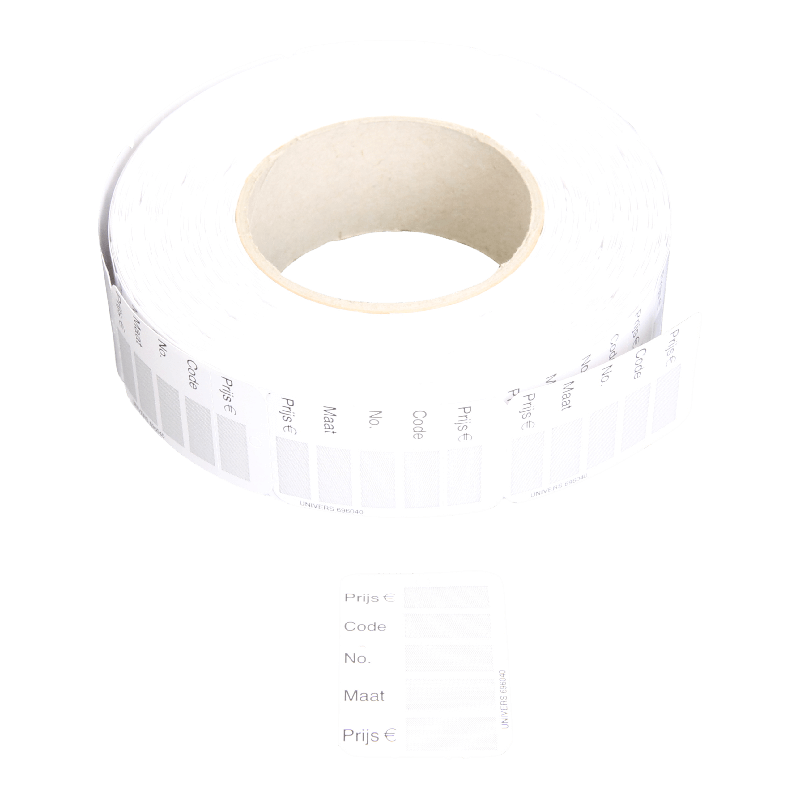 Hanglabel Op rol 60x40mm Wit 1