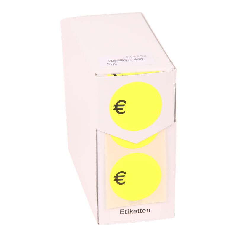 Etiket Rond 35mm Geel € 1
