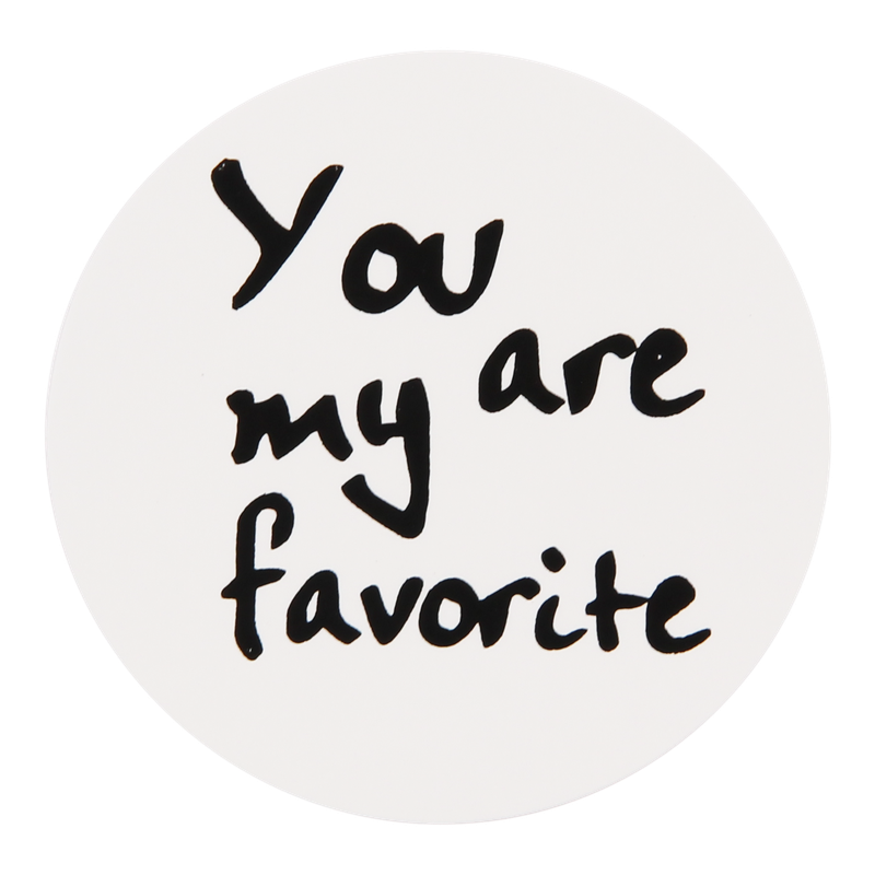 Etiket Rond 39mm You are my favorite 1