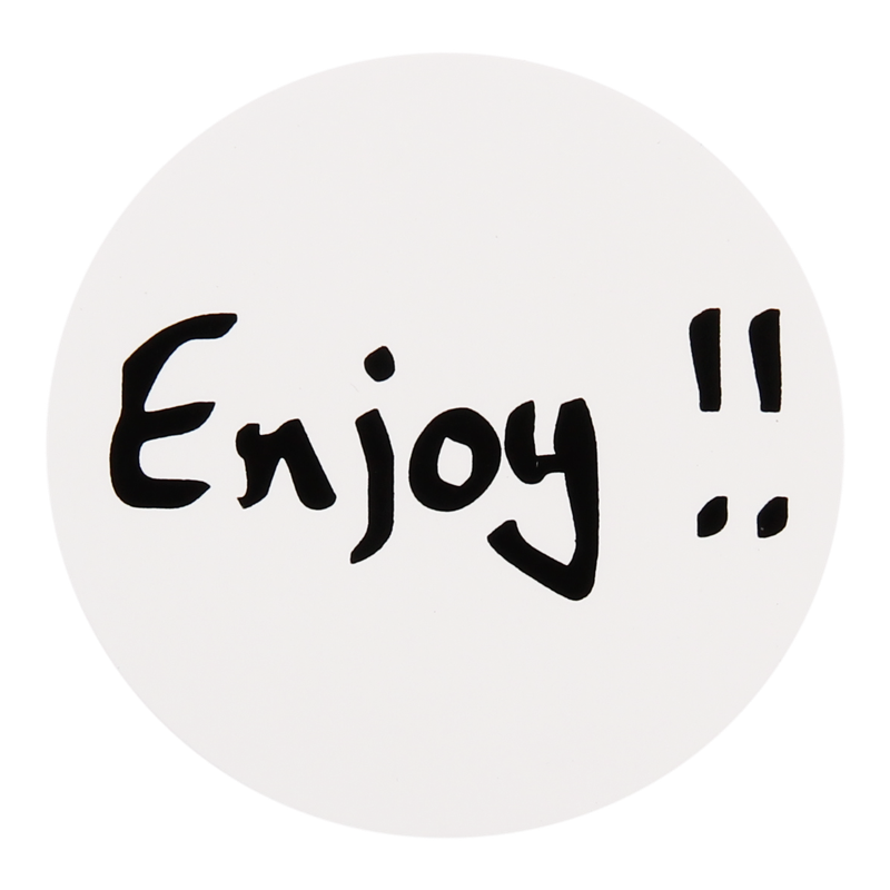 Etiket Rond 39mm Enjoy!! 1