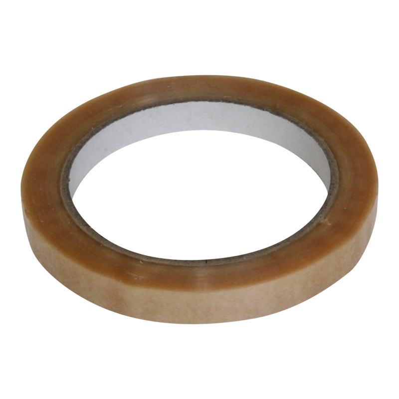 Tape 12mm PVC 66m op rol Transparant 1