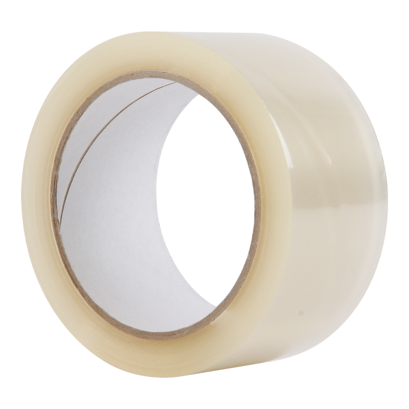 Tape 50mm 32my PP Acrylaat 66m op rol Transparant 1