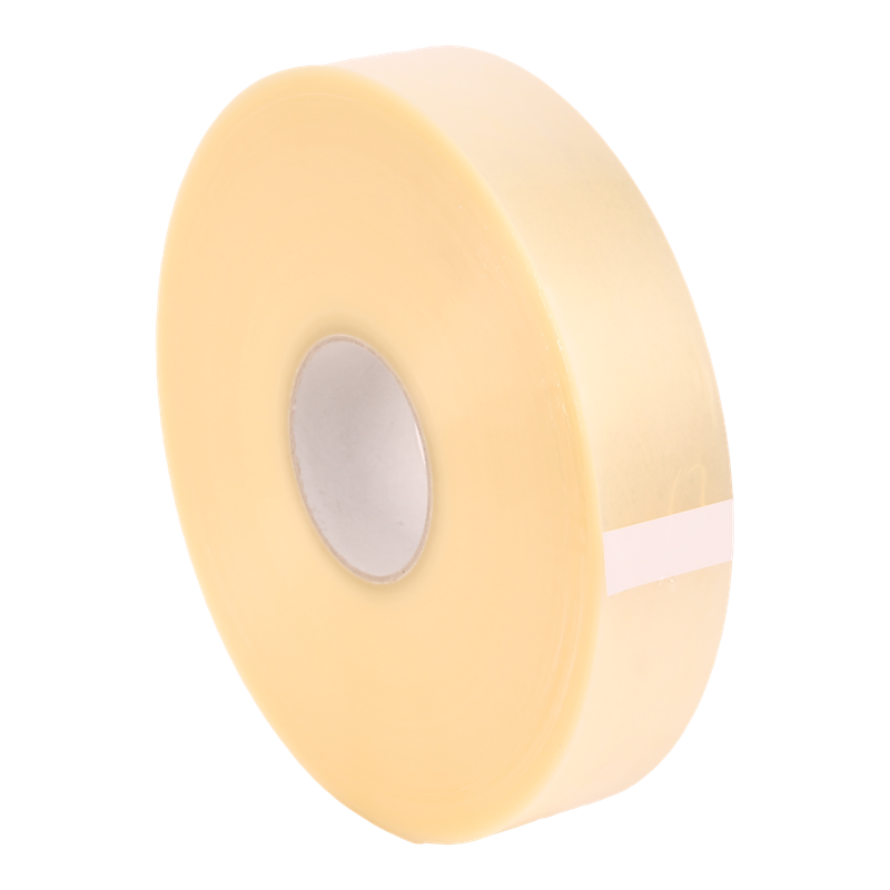 Machine tape 50mm 28my PP Hotmelt 990m op rol Transparant 1