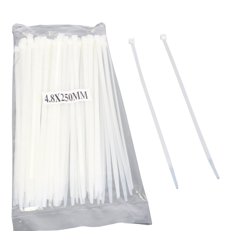 Kabelbinders 250x4,8mm Transparant 1