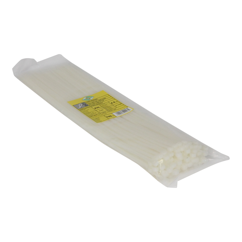 Kabelbinders 430x4,8mm Transparant 1