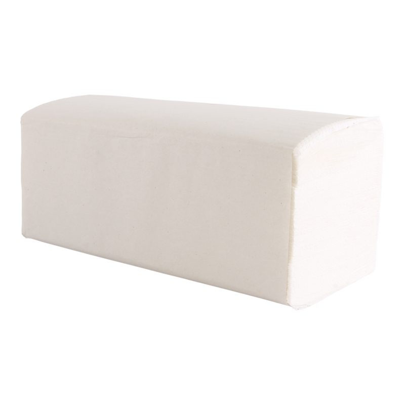 Handdoek Euro Z-vouw 24x11/21cm Wit 1