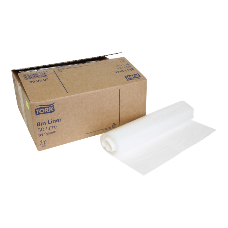 Afvalzak Tork Voor afvalbak 50L B1 Wit 1