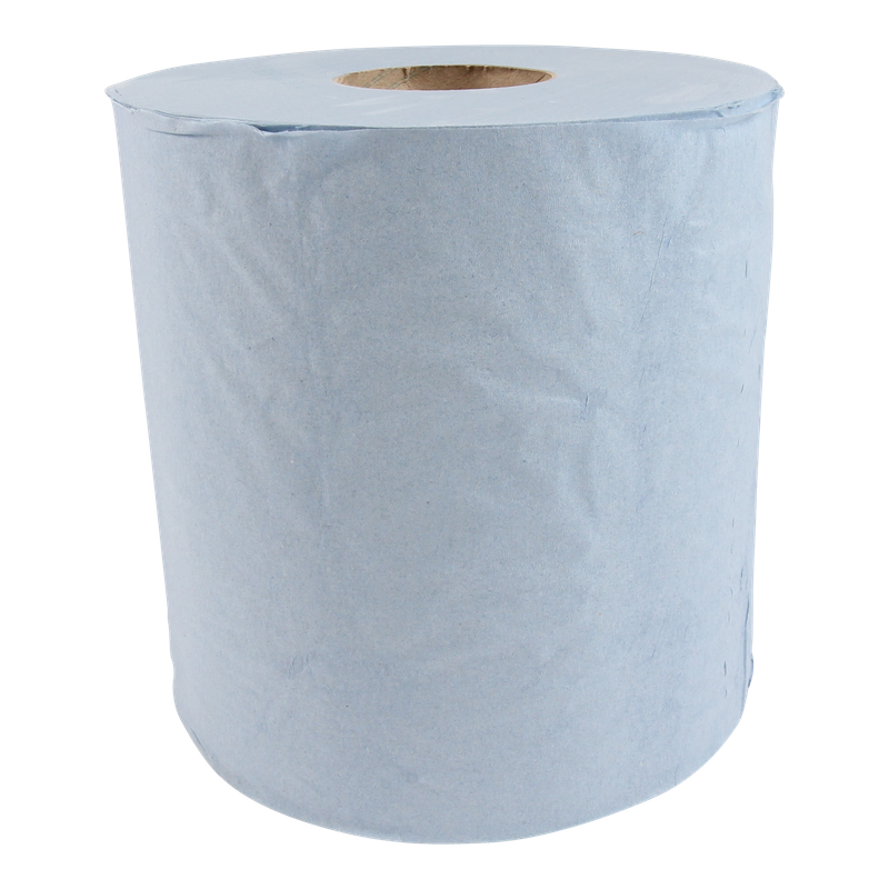 Poetspapier Tork Midi 1 laags kern verwijderbaar M2 Blauw 1