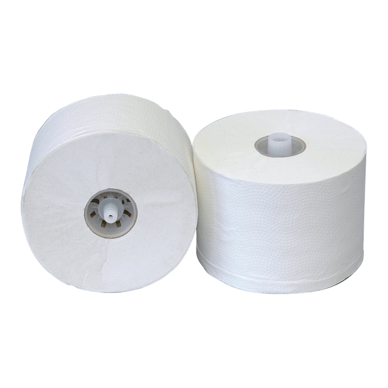 Toiletpapier Euro Met dop Wit ds=36 rol 1