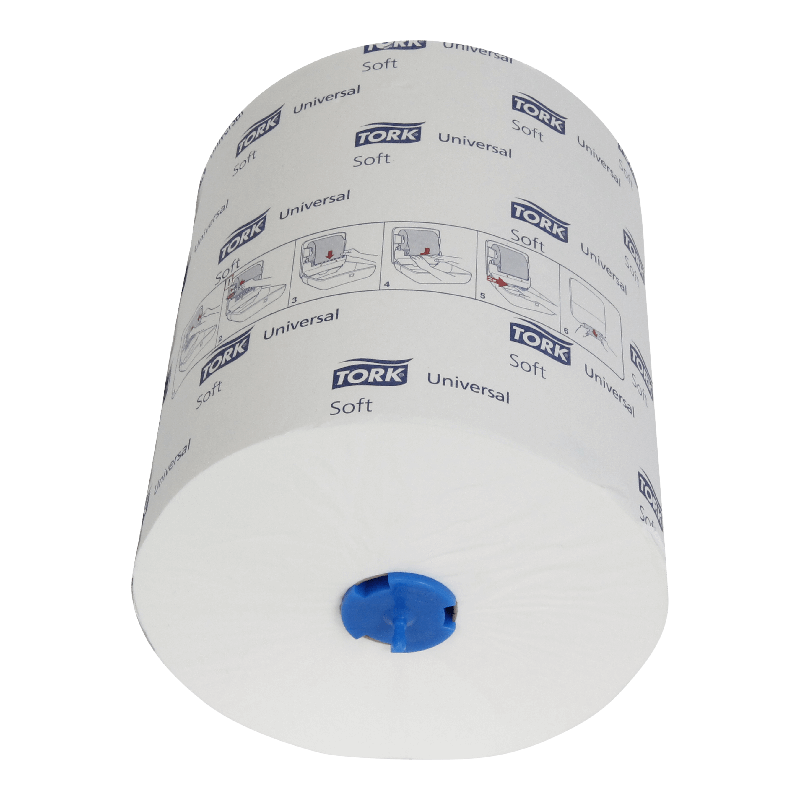 Handdoek Tork Universal rol soft extra long H1 Wit 1