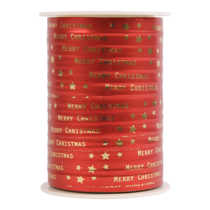 Krullint Luxe 10mm Christmas Rood 1