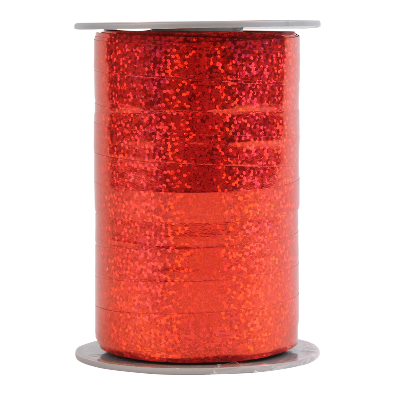 Krullint 10mm Holy sparkles Rood 1