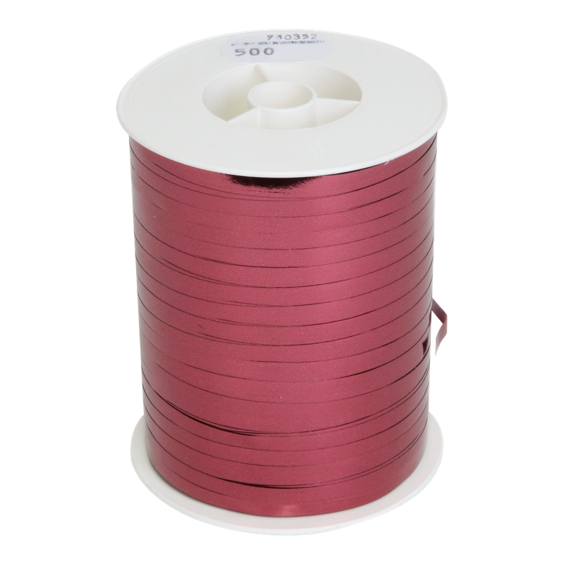 Krullint metallic 5mm Bordeaux 1