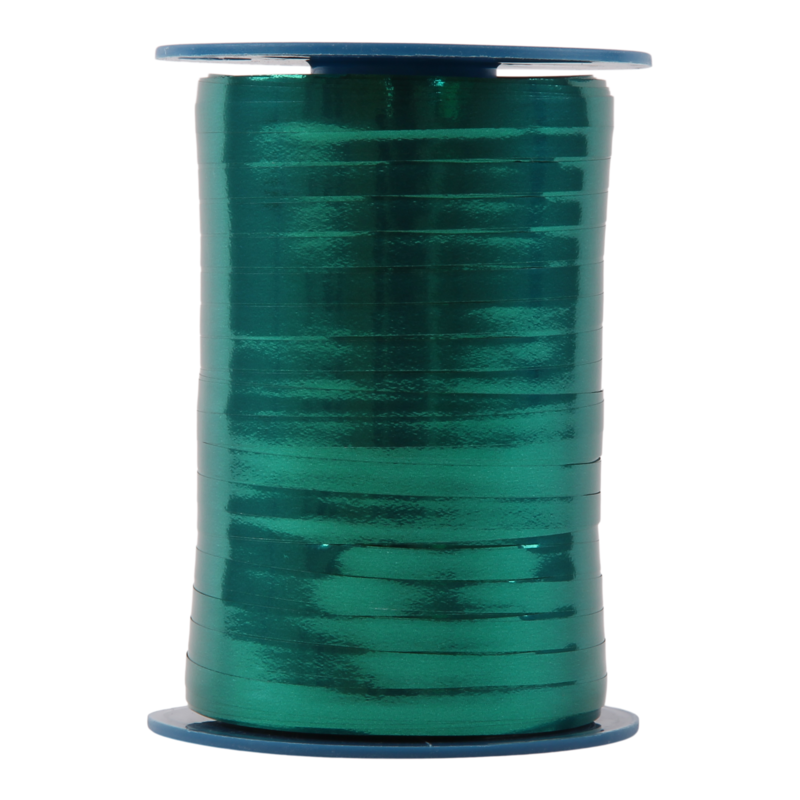 Krullint metallic 5mm Mosgroen 1