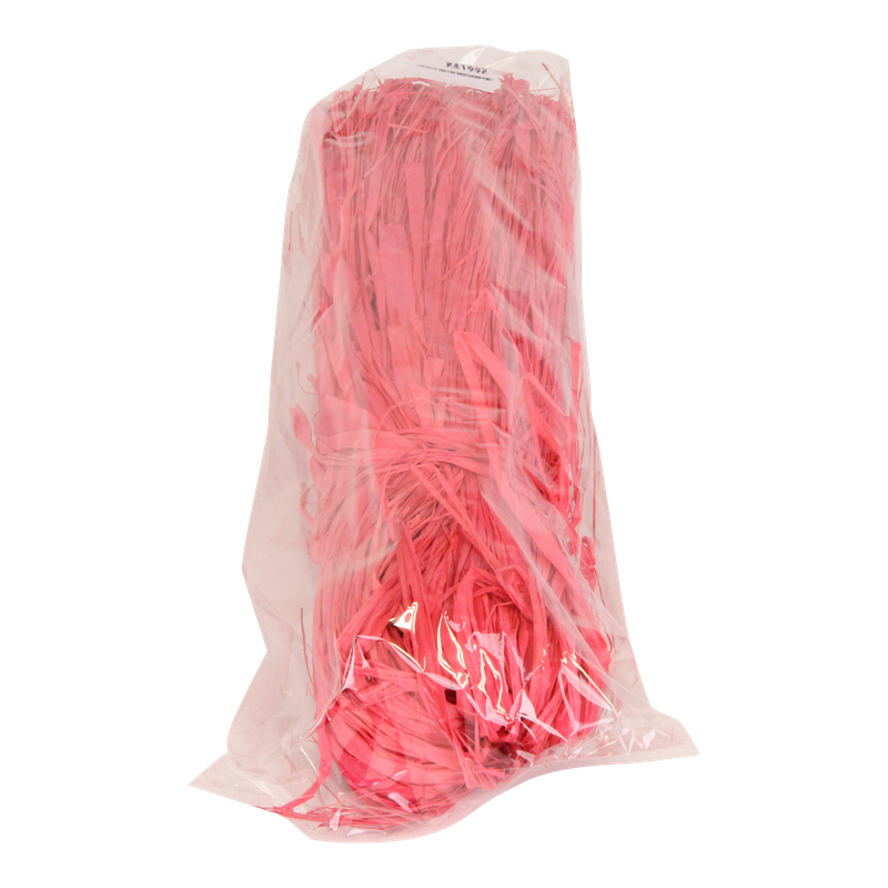 Raffia Bosje van 100gr Roze 1