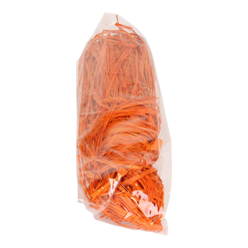 Raffia Bosje van 100gr Oranje 1