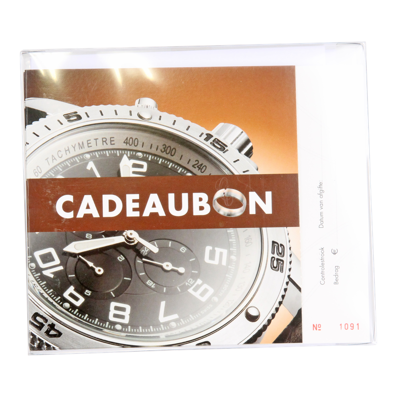 Cadeaubon Horloge met envelop -test artikel - niet bestellen 1