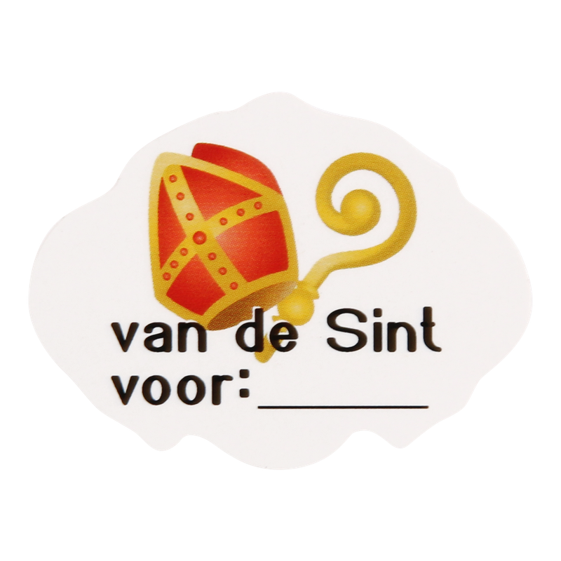 Etiket Gewolkt Van de sint 1