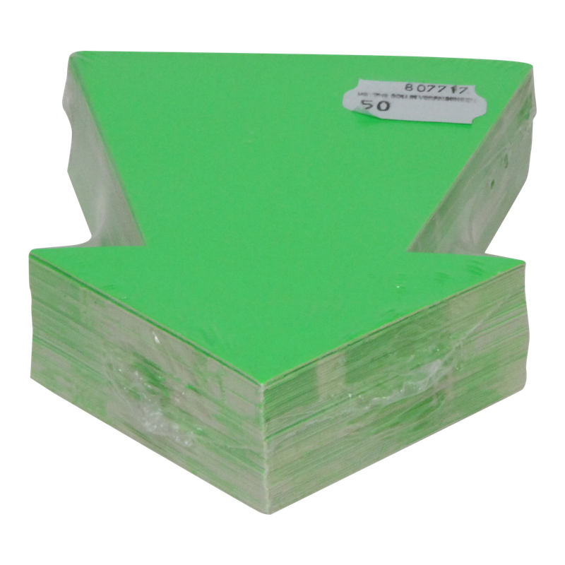 Prijskaart Pijl 14cm Groen 1