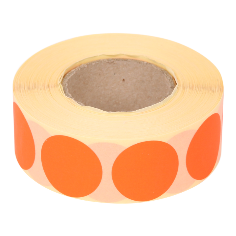 Etiket Rond 27mm Rood 1