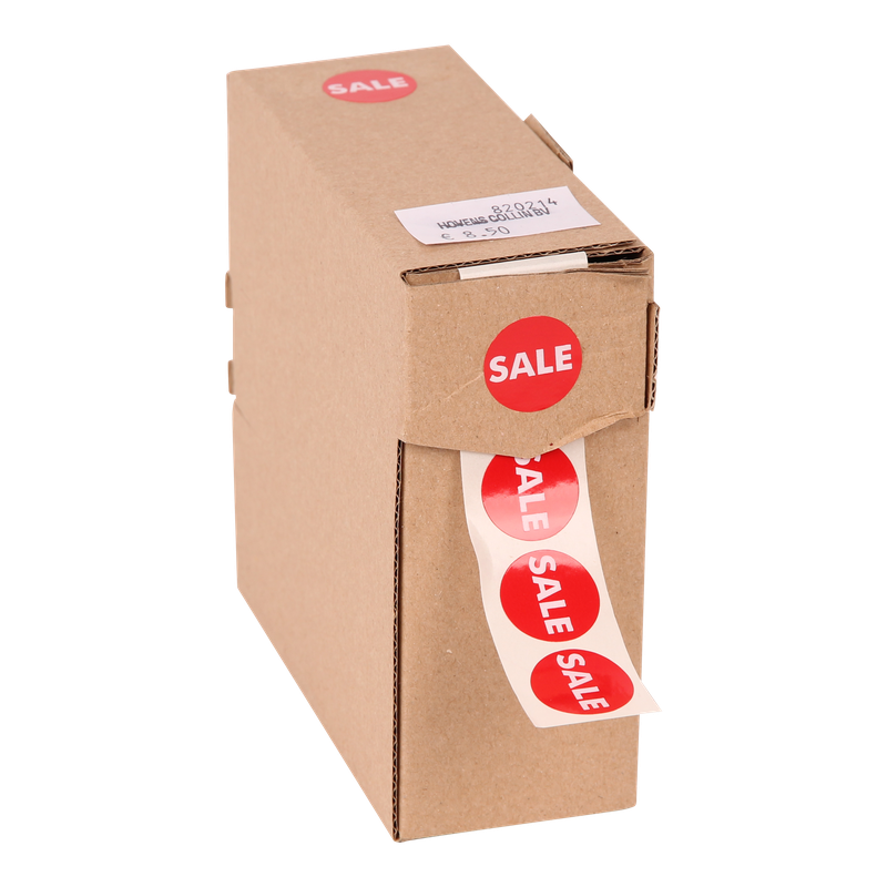 Etiket Rond 20mm Rood Sale 1