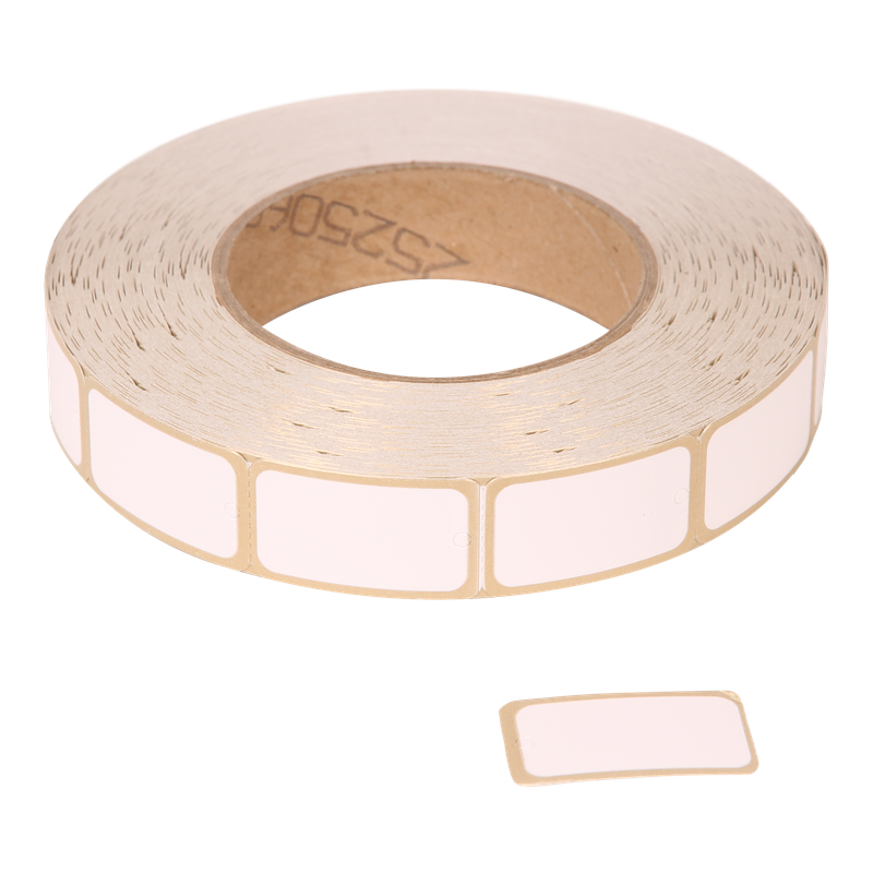 Hanglabel 42x25mm Wit Gouden rand 1