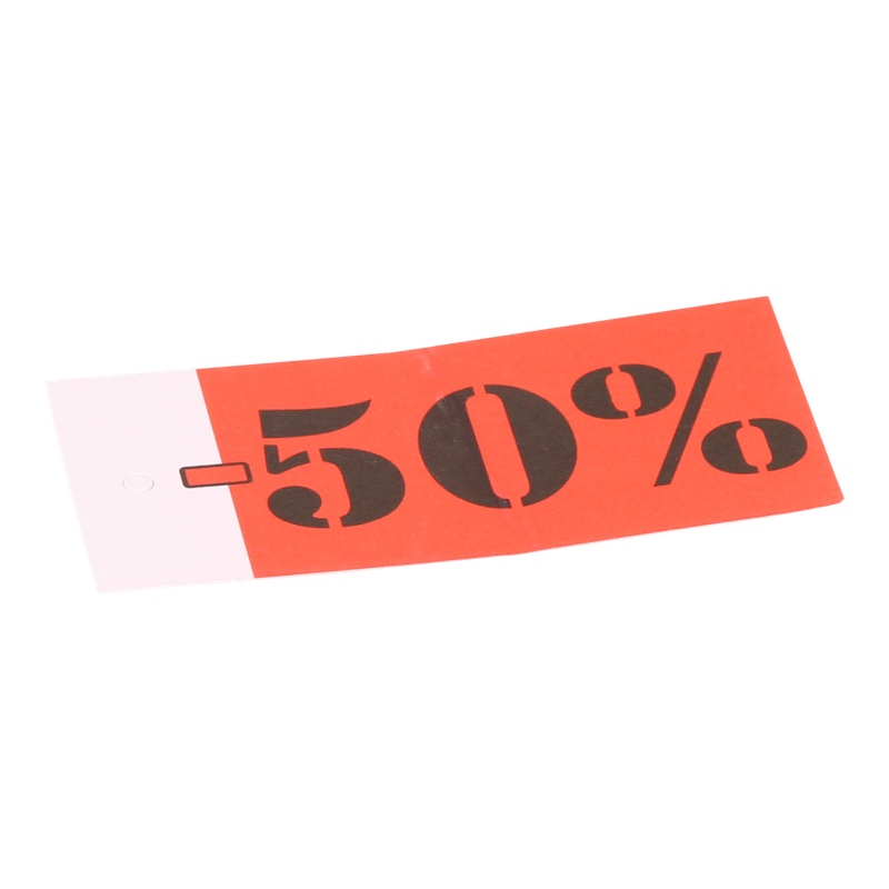Hanglabel 70x35mm Wit 50% 1