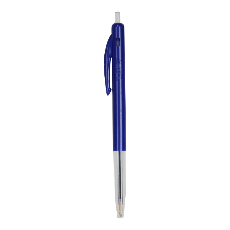 Balpen BIC m10 met drukknop Blauw 1