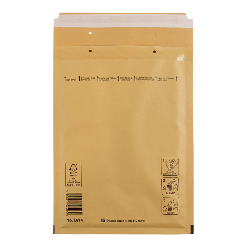 Luchtkussen envelop D 180x260mm Bruin 1