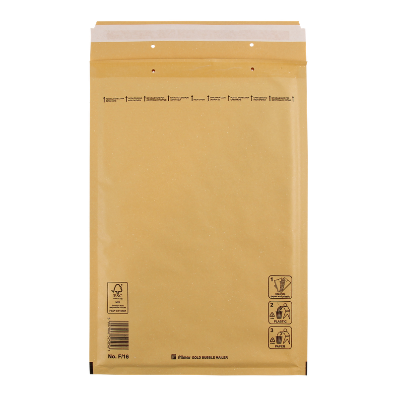 Luchtkussen envelop F 220x340mm Bruin 1