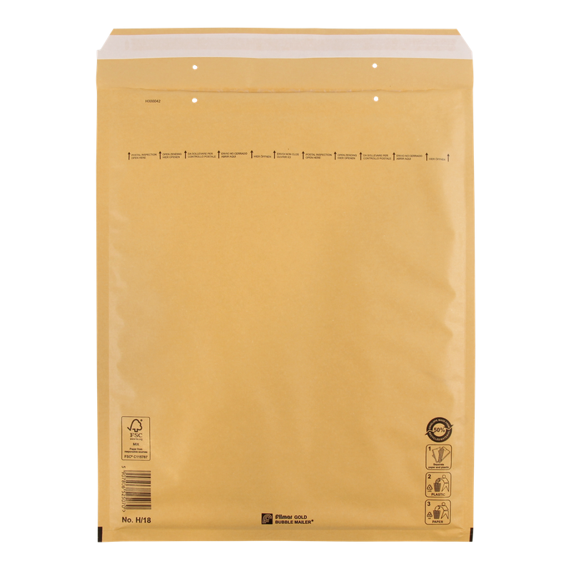 Luchtkussen envelop H 270x360mm Bruin 1