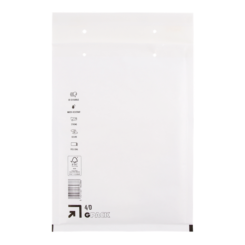Luchtkussen envelop Type D 180x260mm Wit 1