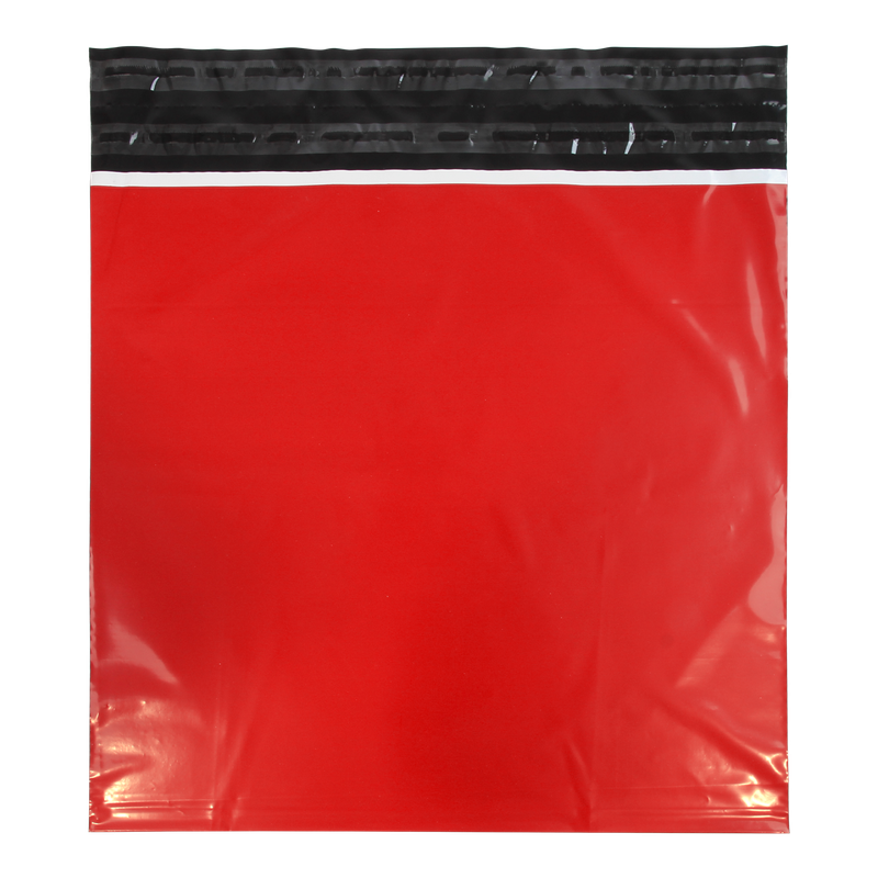 Verzendzak 45x43cm met retourstrip Rood 1