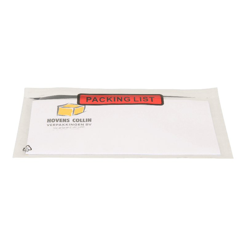 Paklijstenvelop 225x122mm DIN long Packinglist 1