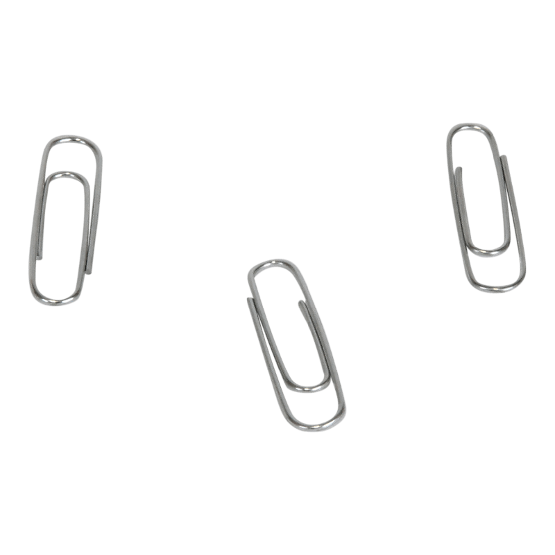 Paperclip Metaal Doosje á 100 stuks Zilver 1