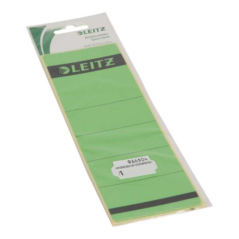 Ordnerrug etiket Pak á 10 stuks 70mm Groen 1