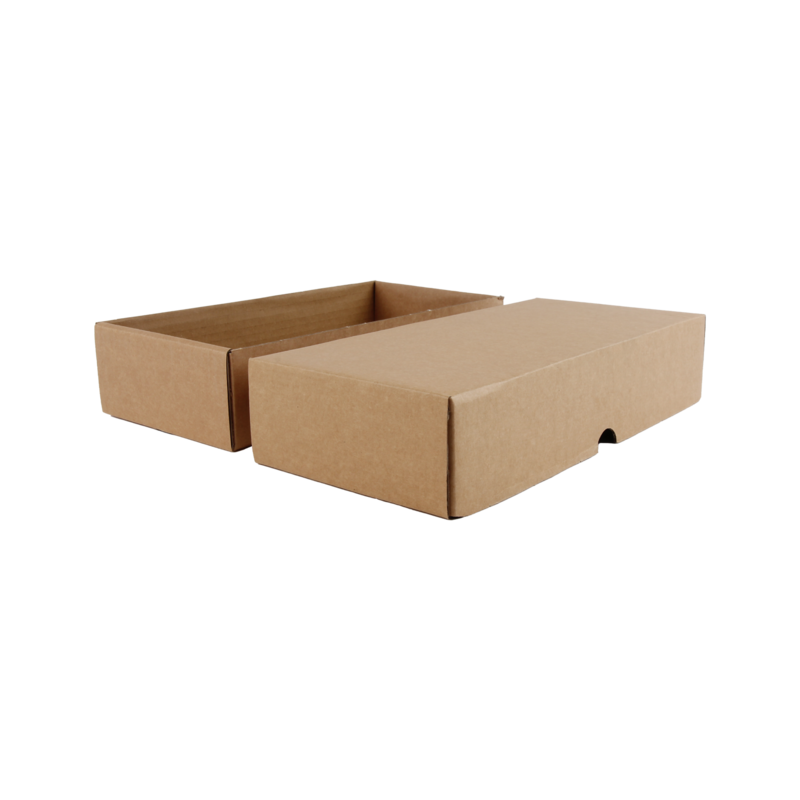 Doos Golfkarton 295x142x64mm Bodem/deksel Philips Enkele golf Bruin 1