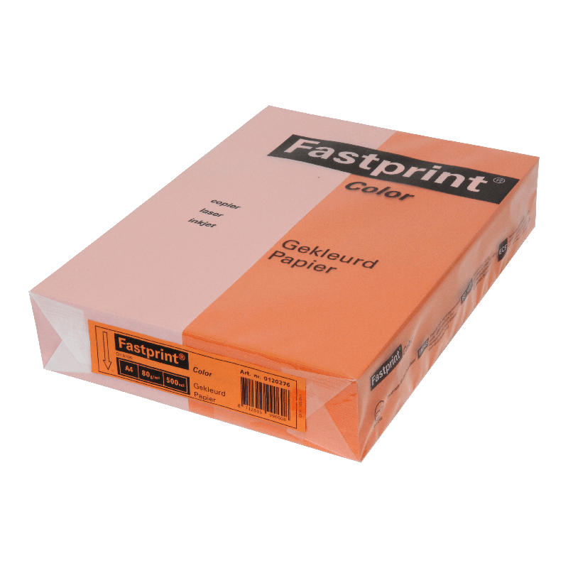 Kopieerpapier 80grs A4 500 vel per pak Oranje 1