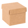 Kubusdoosje Met deksel 375gr 90x90x85mm Kraft