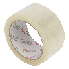 Tape 50mm 28my PP Acrylaat 66m op rol Q222 Transparant